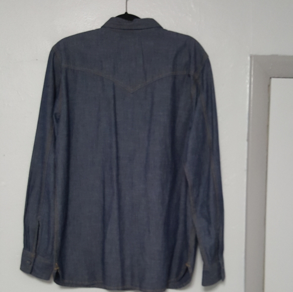 Levi's Denim Long Sleeve Shirt Men Size M - Picture 3 of 14